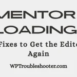Elementor Not Loading